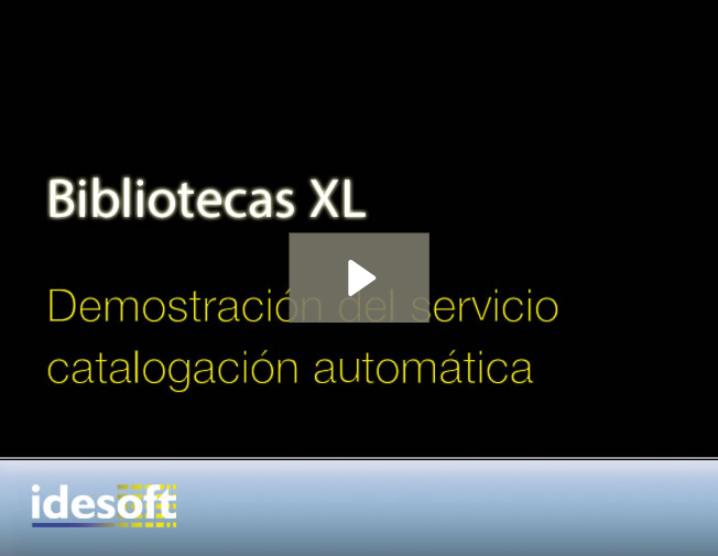Demostración del servicio catalogación automática